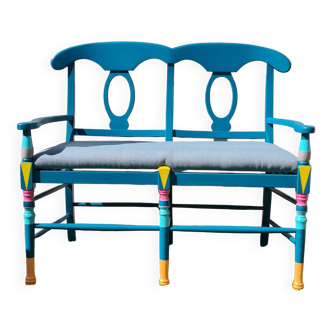 Restyled wooden bench