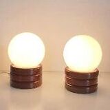 Pair of bedside lamps