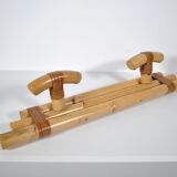 Rattan coat rack 1970