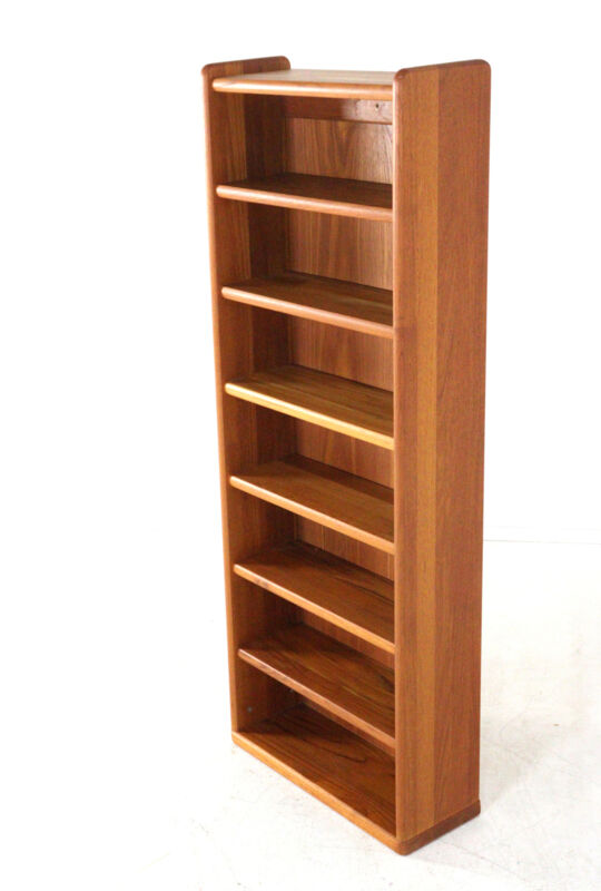 Compact open teak cabinet - danish design