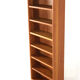 Compact open teak cabinet - danish design