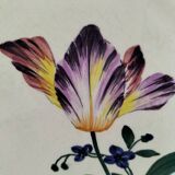 Antique Longchamp plates – “Tulips” model – 1950s-1960s