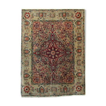 Tapis persan antique tissé à la main 174x132cm