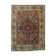 Handwoven antique persian carpet traditional wool area rug- 174x132cm