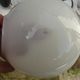 Ceramic and opaline shell lamp France 1970