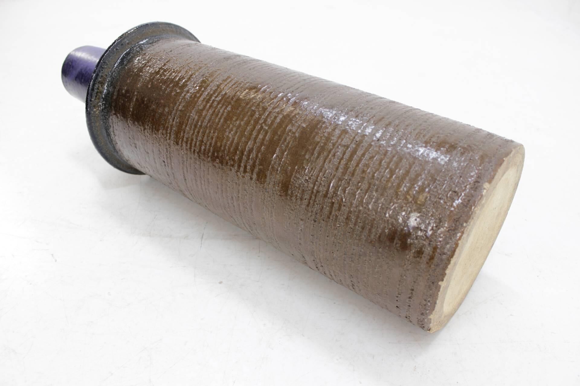 Big Midcentury Ceramic Vase from Czechoslovakia, 1960s