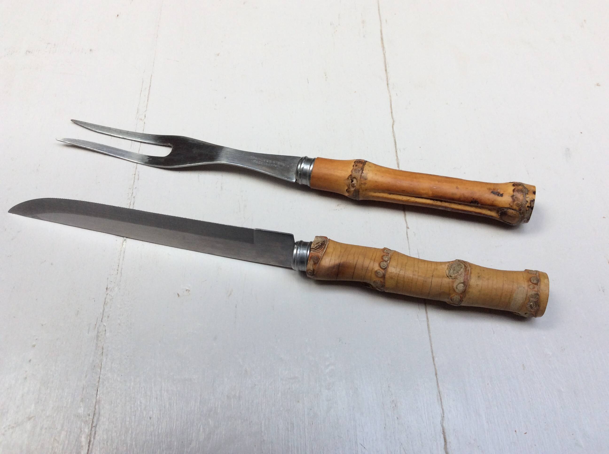 Bamboo cutting cutlery