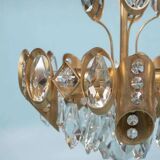 Lustre Palwa milieu du siècle en cristal