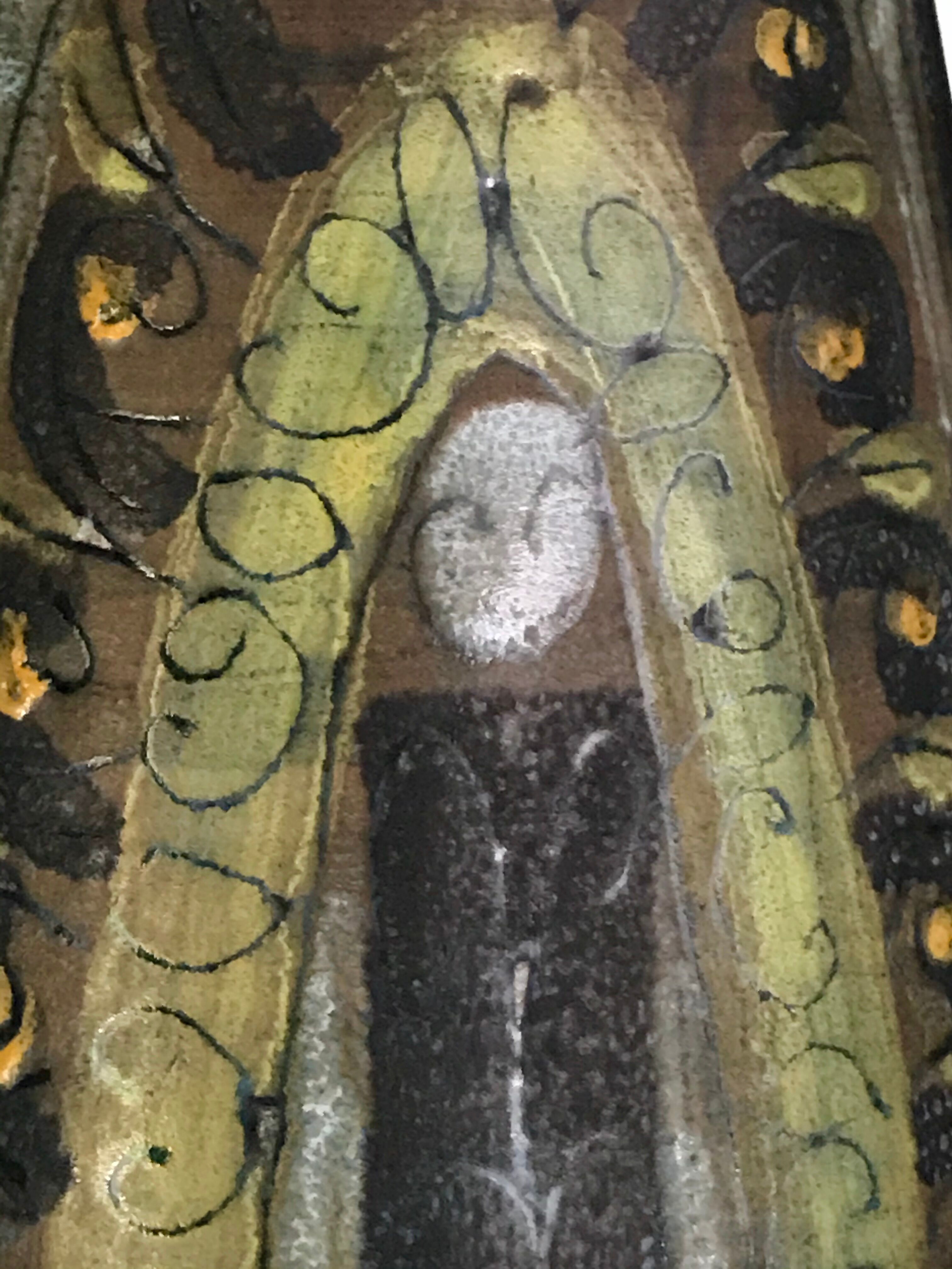 Ceramic pitcher signed Jean de Lespinasse, France 60s