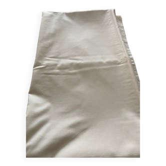 Unbleached cotton and plain polyester tablecloth