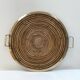Large rattan-bamboo tray in the style of Gabriella Crespi