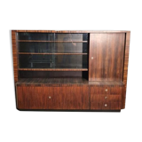 Vintage ebony wall cabinet