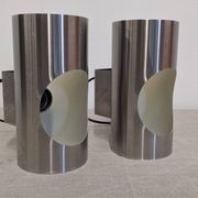 Pairs of Space age wall lights by Oxar France from the 60s/70s