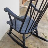 Vintage rocking chair rocking chair 1950 black
