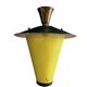 French lantern pendant lamp in the style of Mathieu Mategot, 1950s