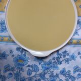 Plat à gâteau Villeroy et Boch jaune et blanc