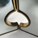 Large Mid-Century Modern Italian Brass Triple Mirror, 1950s