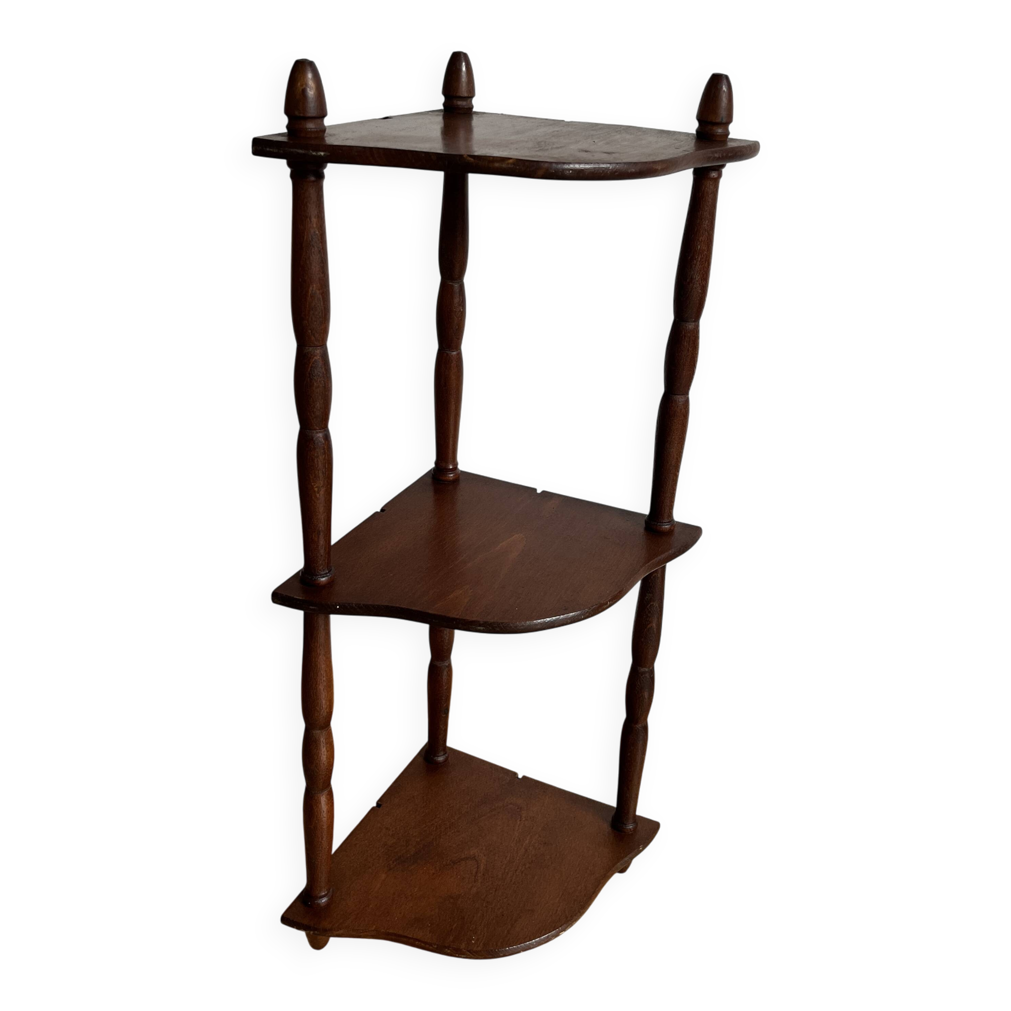 Étagère d'angle bois