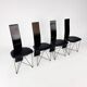 Set of 4 Concorde Dining Chairs by Torstein Flatøy For Bahus, 1980s