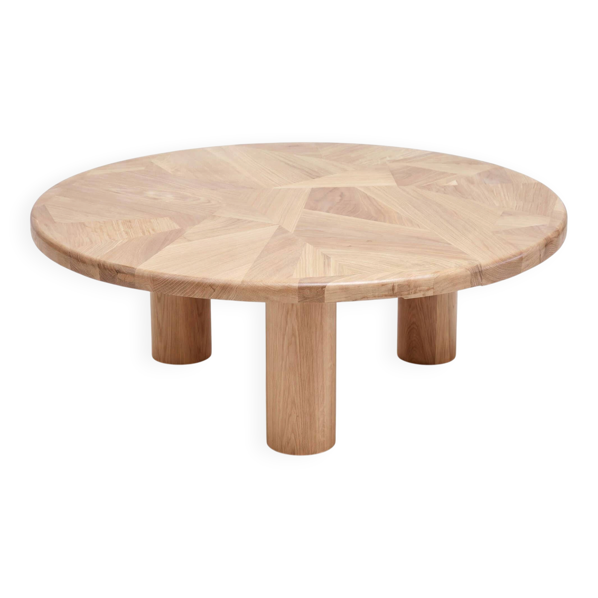 Solid oak coffee table CUT-P3