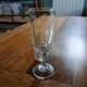 12 antique crystal champagne flutes