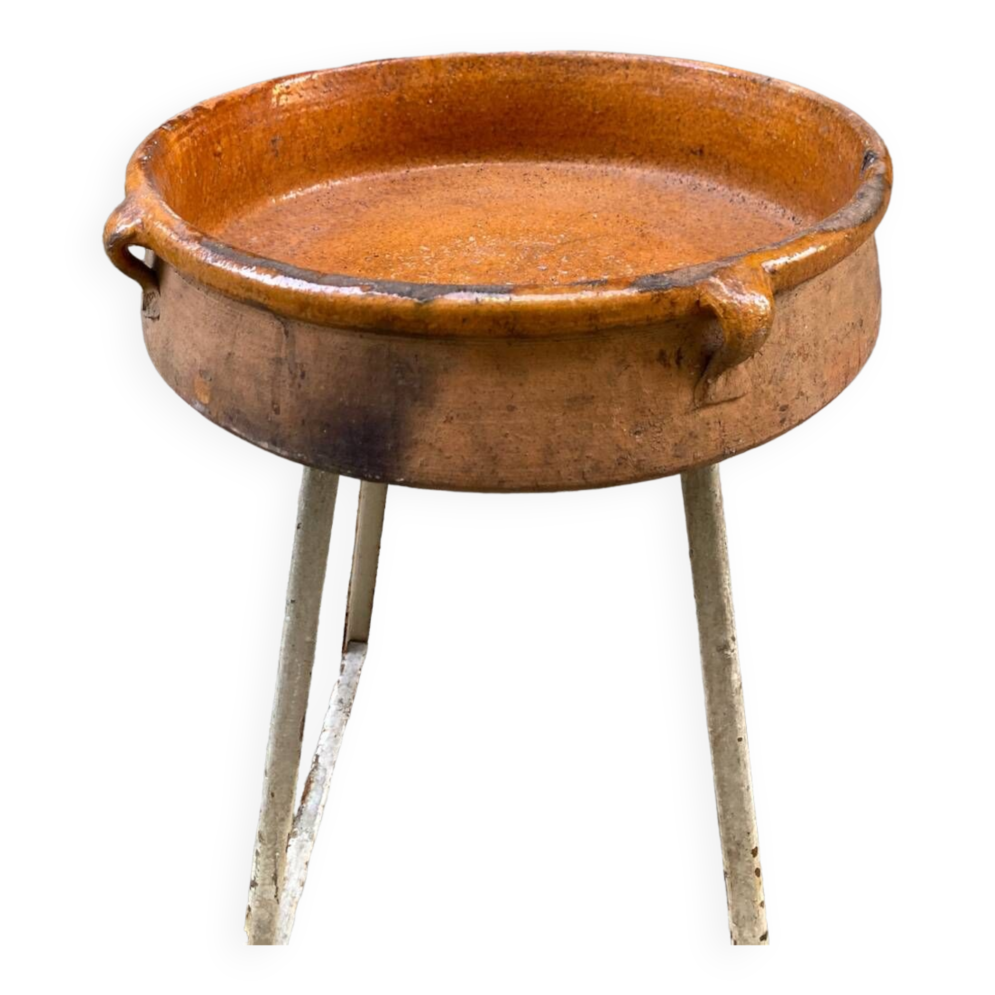 South-West glazed earthenware dish