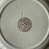 Antique plate Terre De Fer Boulenger - Choisy Le Roi