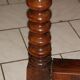 SAVOYARD CHALET TABLE, carved, with two drawers, late 18th century
