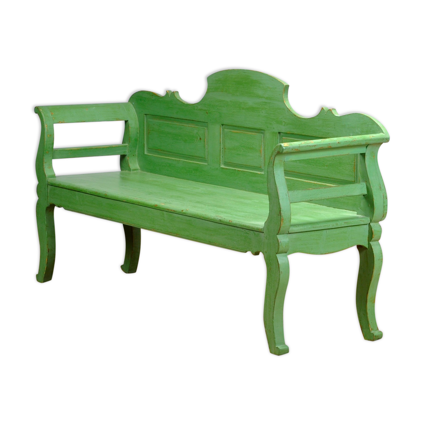 Antique pine bench, 1920s
