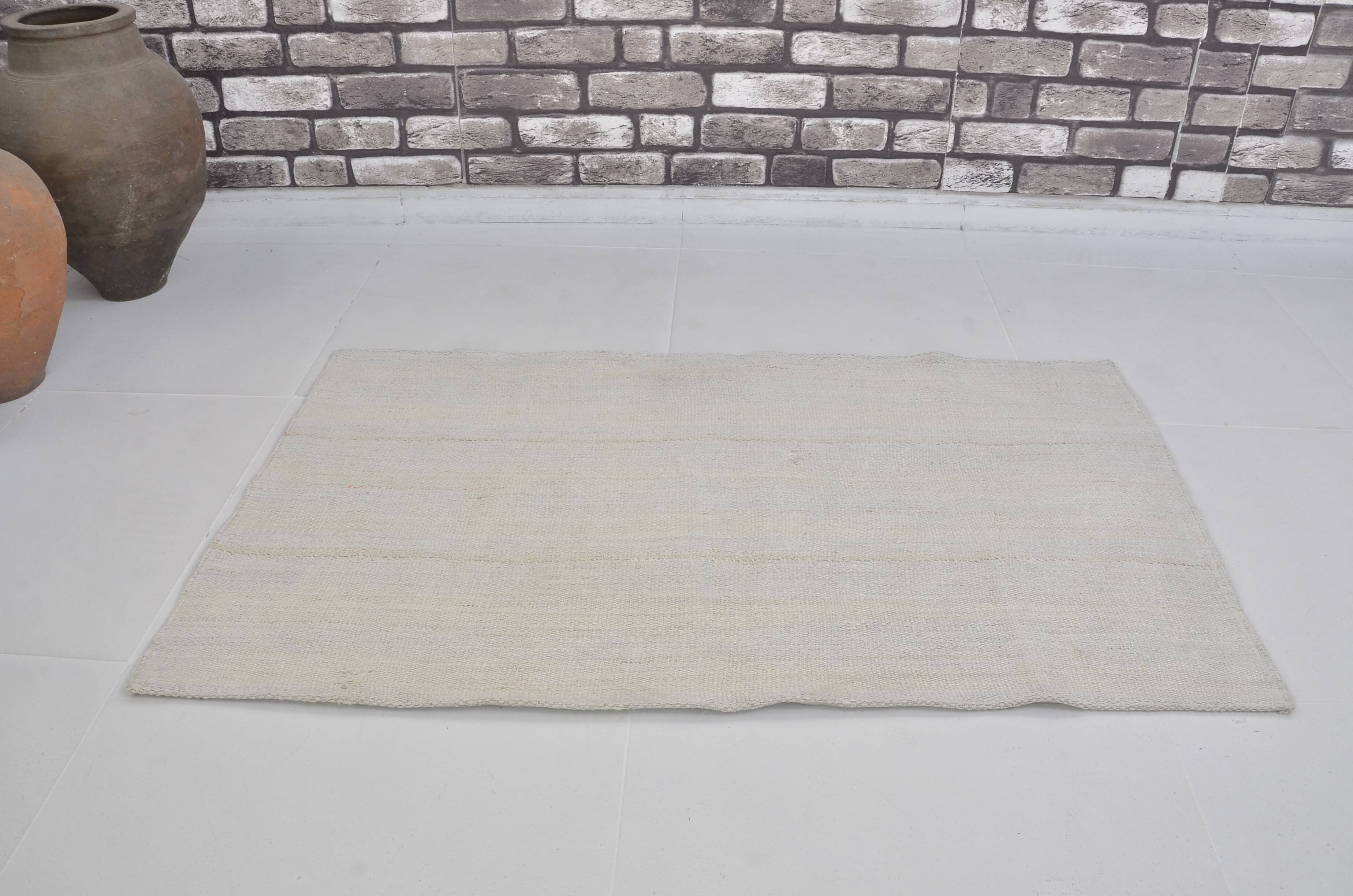 Small Vintage Anatolian Hemp Kilim Rug sku 3764