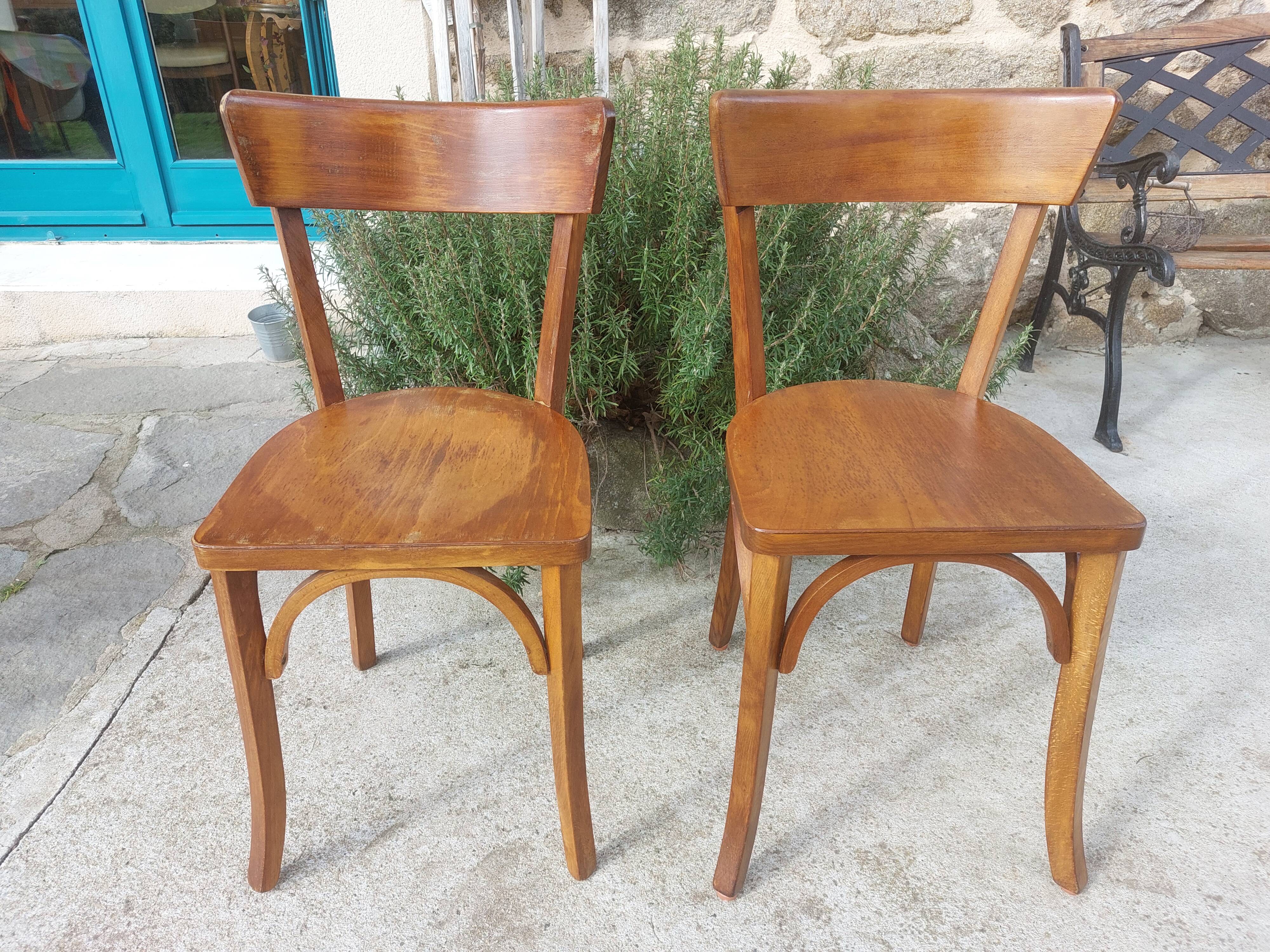 pair of Luterma bistro chairs, dark shade