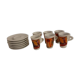 1 batch of 6 cups with sous_tasses Folliet (marked bistro coffee)