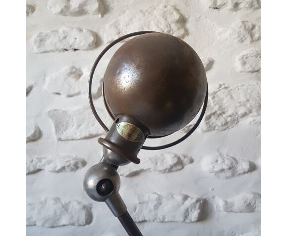 Jielde Industrial Graphite Lamp Patinated 1 Arm Selency Jielde Industrial Graphite Lamp Patinated 1 Arm Selency