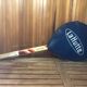 Old la hutte tennis racket wood + cross & protective cover