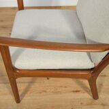 Pj112 armchairs by ole wanscher for poul jeppesens, denmark, 1960s, set of 2