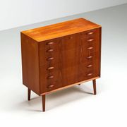 Commode Johannes Sorth en teck Nexo Mobelfabrik Danemark 1960