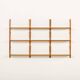 Danish mid century teak shelving unit, 1960s