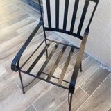 Handmade wrought iron chair