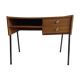 Bureau pieds métal noirs vintage