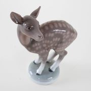 Porcelain deer figurine, Danish design, 1970s, manufacturer: Bing & Grøndah