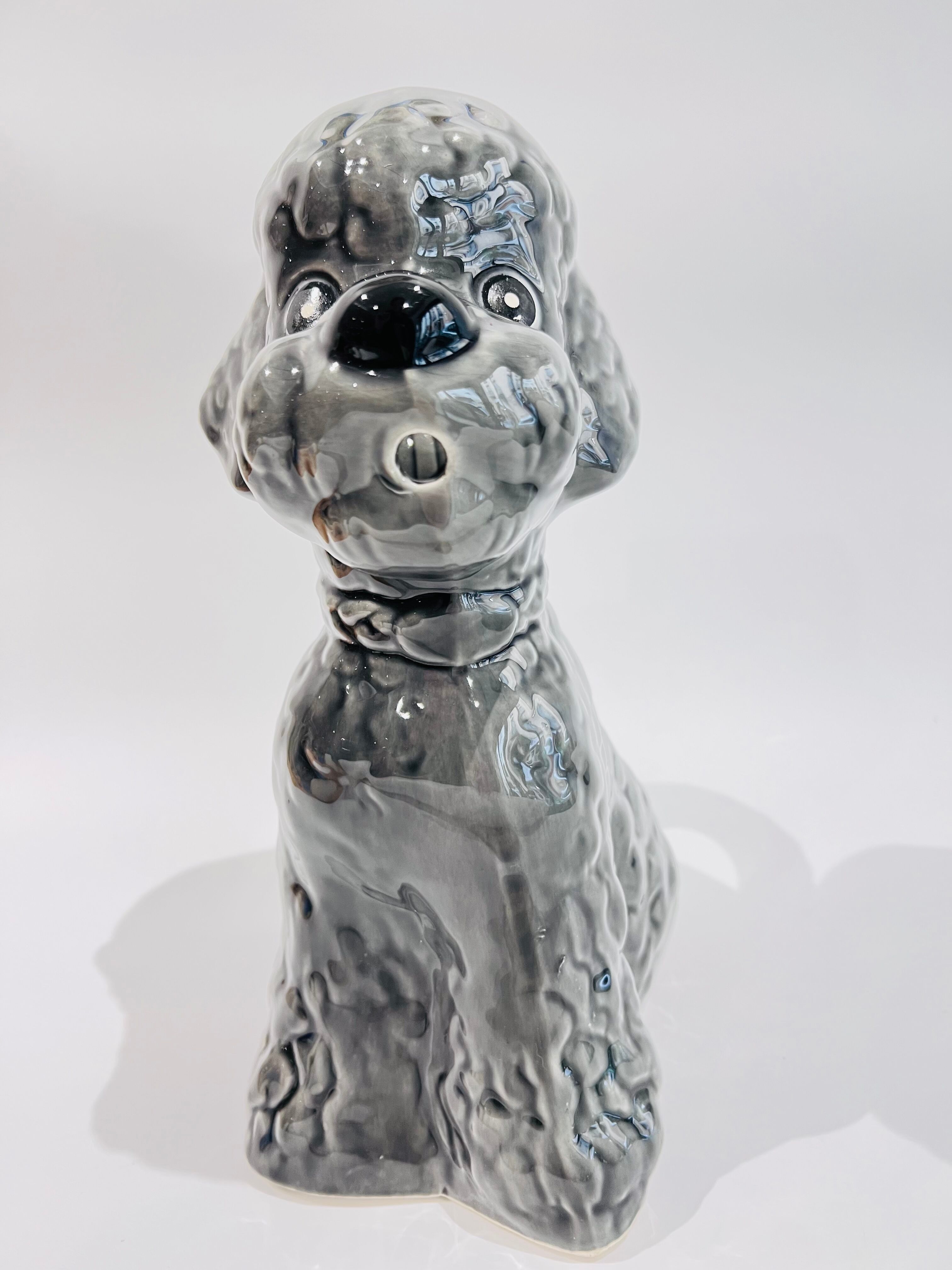 Pitcher in grey poodle slip