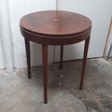 1930 art deco wood marquee pedestal table