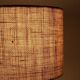 Handmade Søholm ceramic table lamp with jute lampshade / Danish Design