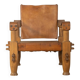 Brutalist Vintage Safari Armchair