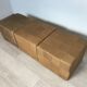 Lot de 3 grand Pouf Cubic De Sede cuir Suisse années 70