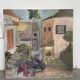 Huile sur panneau paysage