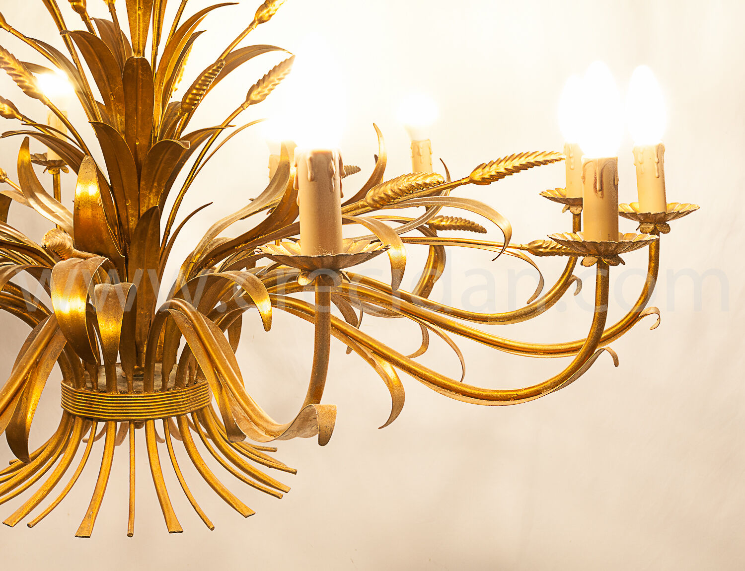 Chandelier sheaf of wheat 12 fires