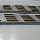 Set of modular Nagel candlesticks from the 1970s + 7 vintage candles