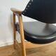 Scandinavian armchair by Erik Kirkegaard in oak and leather, 1960s.