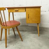Baumann desk and chair set 1960 compass legs